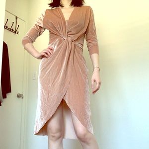 Elegant velvet party dress size S